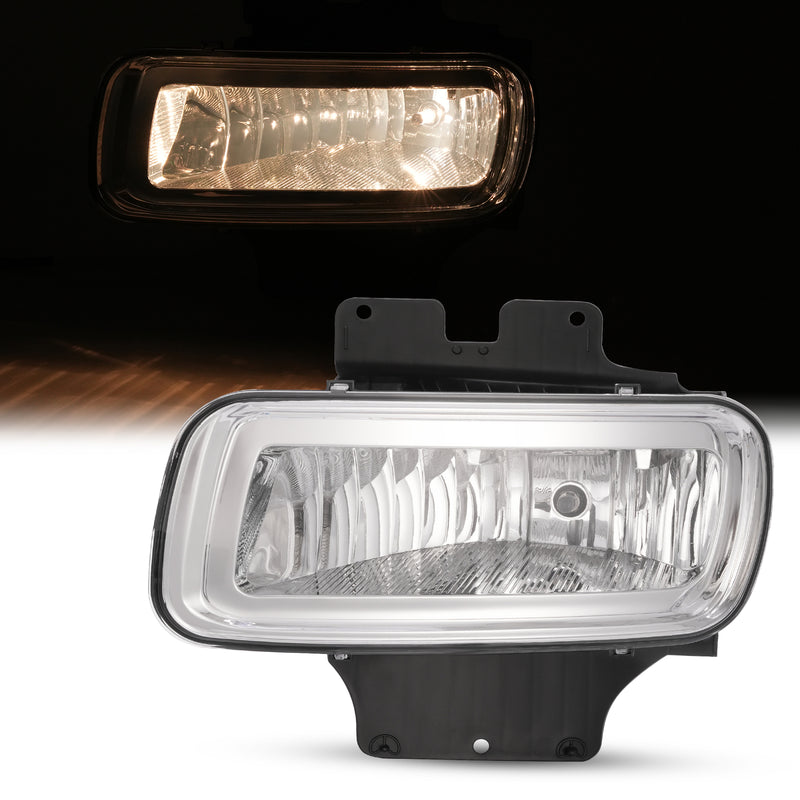 Left Clear Lens Fog Light for Ford F150 LH 2004-2006 To 8-8-05 Bracket Bulb