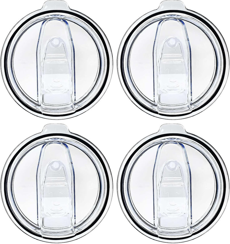 4Pcs Replacement Splash Spill Proof Lids for 20oz Stainless Steel Skinny Tumbler
