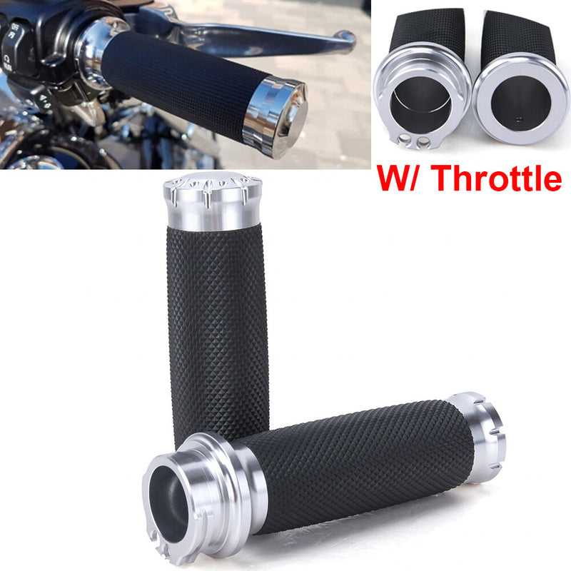 1" Hand Grip Cable Throttle for Harley Touring Street Road Glide Softail Suzuki
