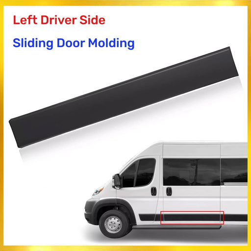 DURAFORCE Side Body Molding Trim Cover for Dodge Ram Promaster 2019-2025 Left Driver Side