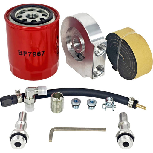 DURAFORCE 121003 Fuel Filter Conversion Kit for Ford 2011-2025 F250/350/450/550 6.7L