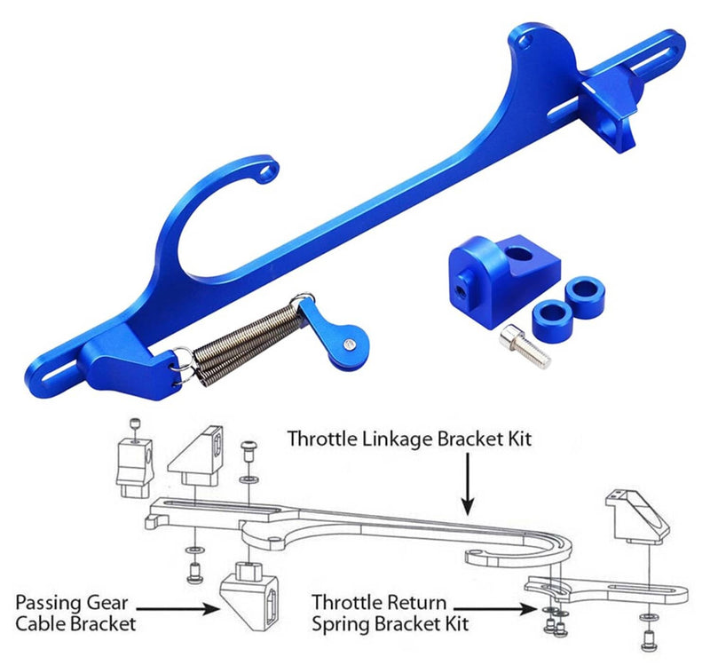 Throttle Cable Carb Bracket Carburetor 350 for Holley Aluminum 4150 4160