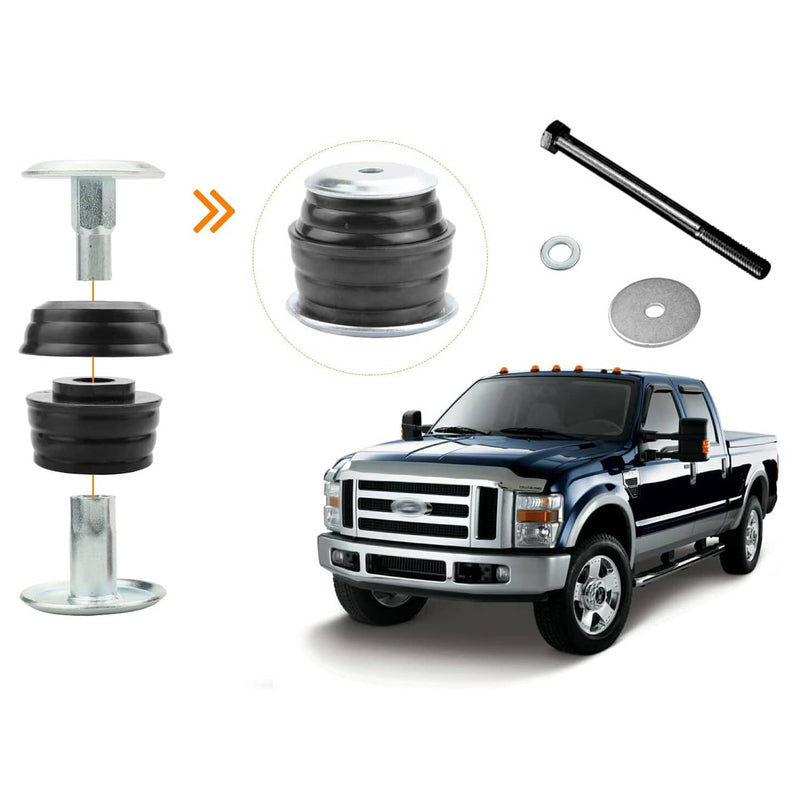 KF04060BK Body Cab Mount Bushing Kit for Ford F250 F350 Super Duty 2/4WD 2008-16