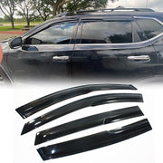 DURAFORCE Window Visor Vent Sun Shade Rain Guards Deflectors For Nissan Rogue 2014-2020