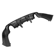 DURAFORCE Rear Bumper Diffuser Dual Exhaust for Dodge Durango 2011-2025 Glossy Black