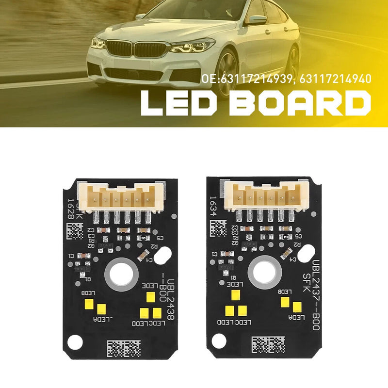 YELLOW DRL LED BOARDS for BMW G30 530i 540i F90 M5 17-20 DAYTIME RUNNING LIGHTS