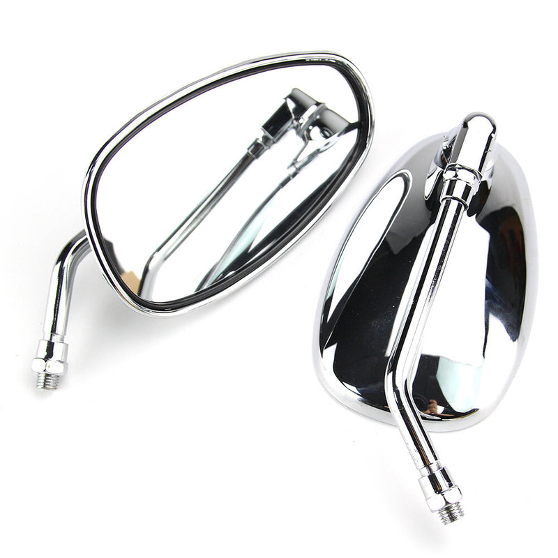 Universal 10mm Motorcycle Rearview Side Mirrors for Suzuki Boulevard Pair