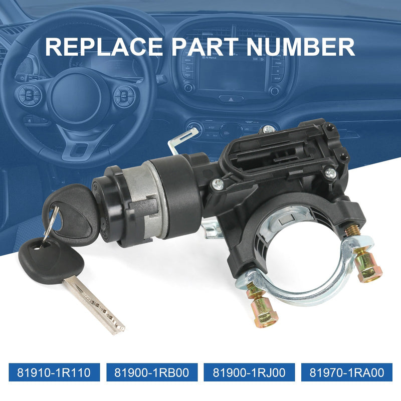 81910-1R110 Ignition Lock Switch Assembly with Keys for Accent 2012-2017