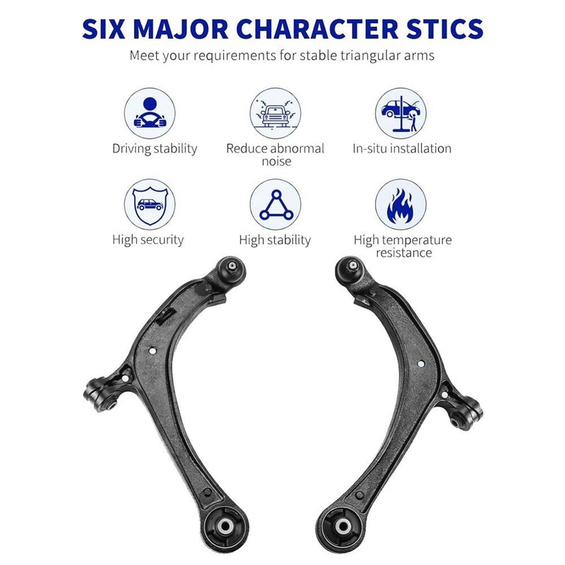 Front Lower Control Arm Tie Rod End Suspension Kit for Honda Odyssey