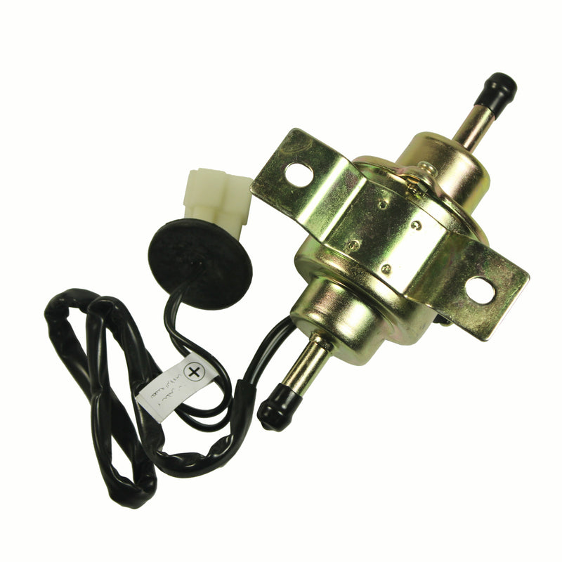 Chrome Universal Gas Diesel Electric Fuel Pump 1/4 Tubing 3-5 PSI Low Pressure