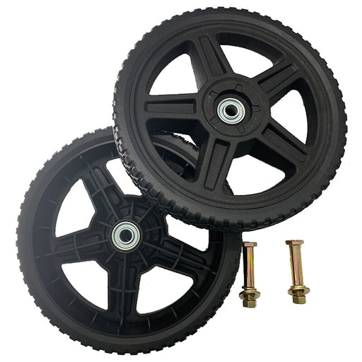 DURAFORCE Wheels Kit for Push Mowers 10 Inch Set of 2