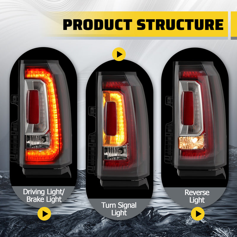 LED Tail Light Brake Lamp for GMC 2015-2016 2020 Yukon/Yukon XL Right Passenger