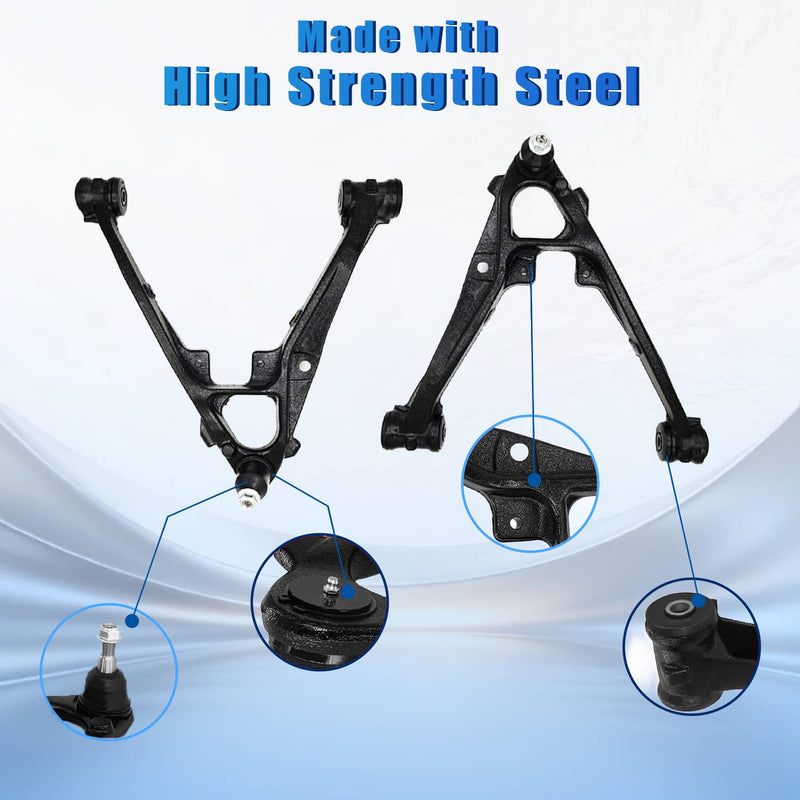 12Pcs Front Upper Lower Control Arm for Escalade Chevy Silverado GMC 2007-2013