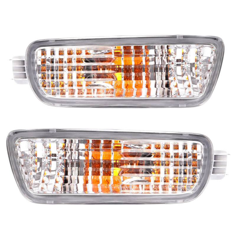 Pair Bumper Turn Signal Lights for Toyota Tacoma 2001-2004 Driver Passenger Side
