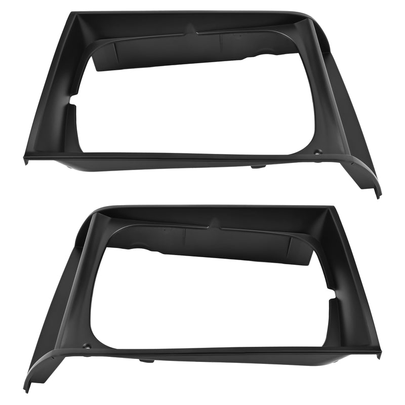 ABS Headlight Bezel Door Set for Chevrolet S10 for GMC S15 Jimmy 1982-1990 Pair