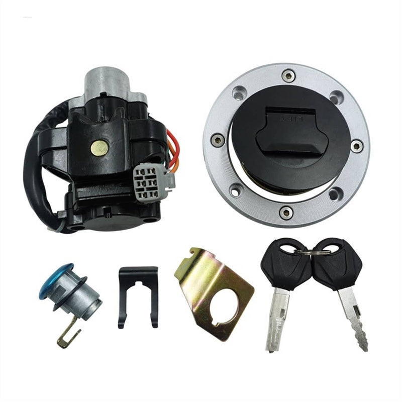 Ignition Switch Fuel Gas Cap Seat Lock Key for Suzuki GSXR600 GSXR750 GSXR1000