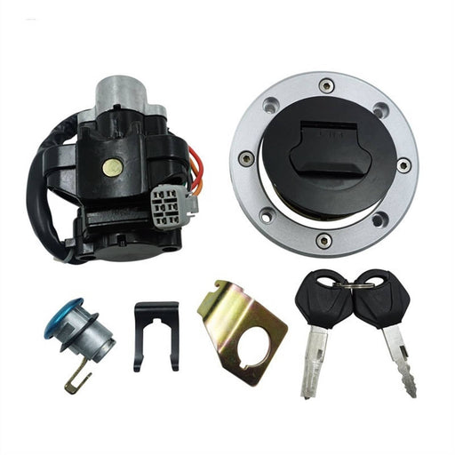 DURAFORCE Ignition Switch Fuel Gas Cap Seat Lock Key for Suzuki GSXR600 GSXR750 GSXR1000