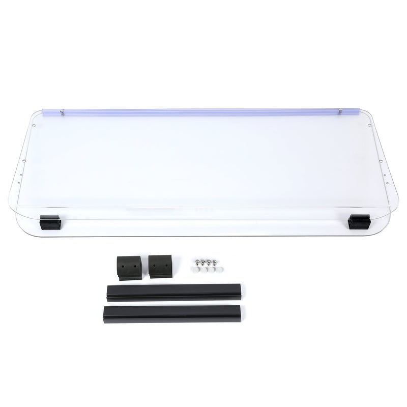 Clear Folding Windshield Windscreen for Yamaha G2 G9 1985-1995 Cart