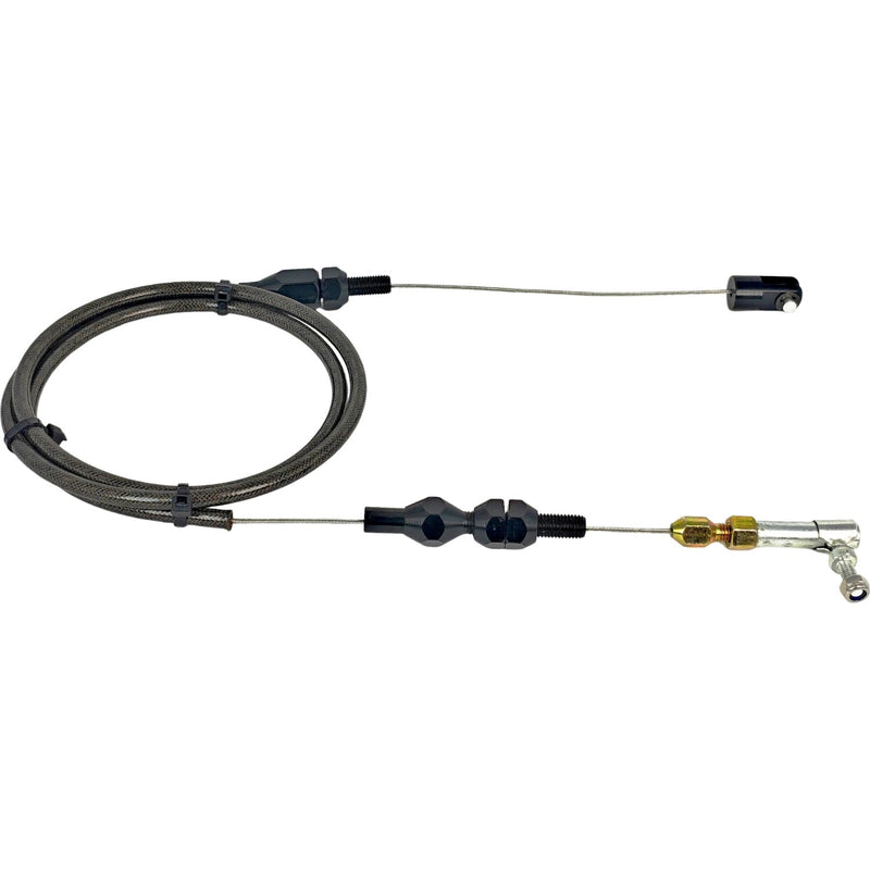 XTC-1000HT36 Throttle Cable Kit for Lokar Steel Wire Black Fitting Aluminum