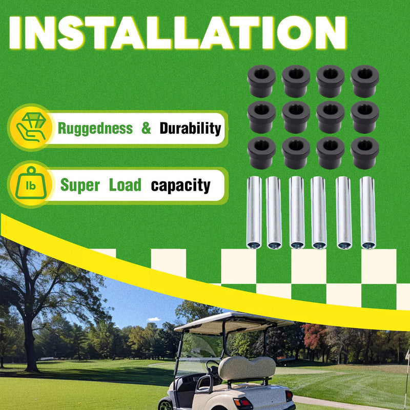 Leaf Spring Bushing Set Full Kit for Club Car Precedent Onward Golf Cart