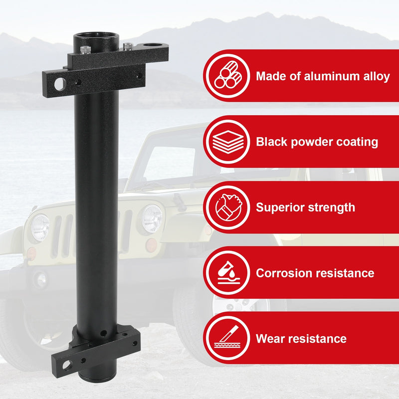 Multi-Function Antenna Mount, Tailgate Flagpole Holder for Jeep Wrangler JK JL