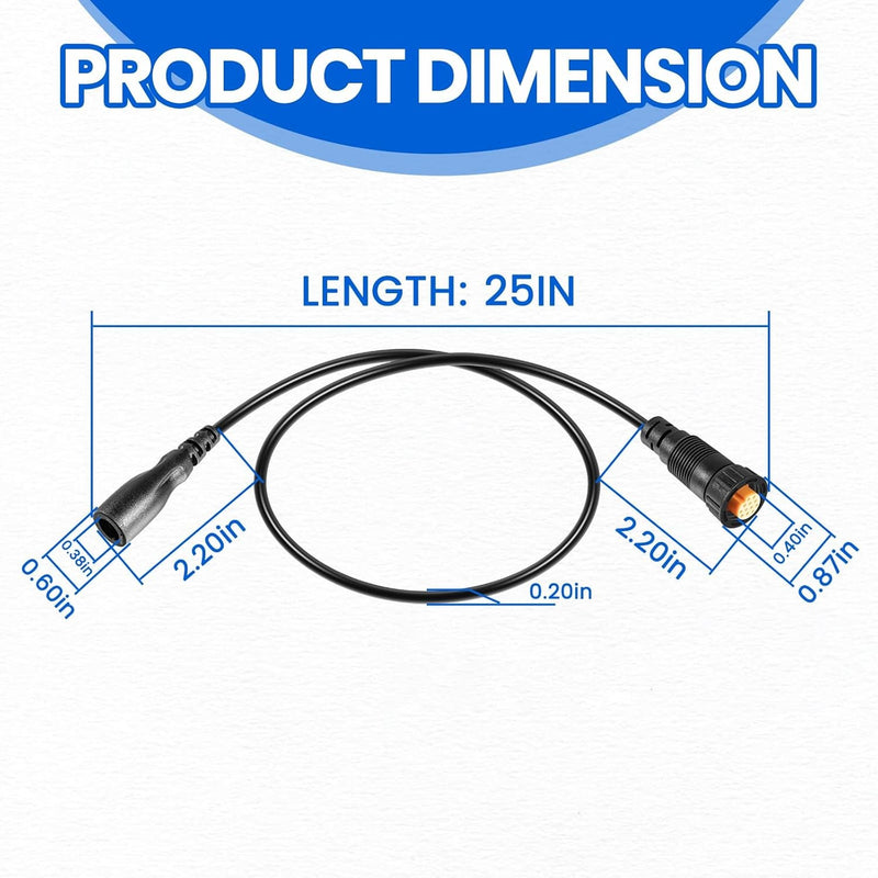 010-12718-00 Sounder Adapter Cable 4- to 12-Pin for Garmin echoMAP