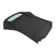 DURAFORCE Convertible Top Glass Window for Toyota Solara 2004-2009 08 Black Twill Vinyl