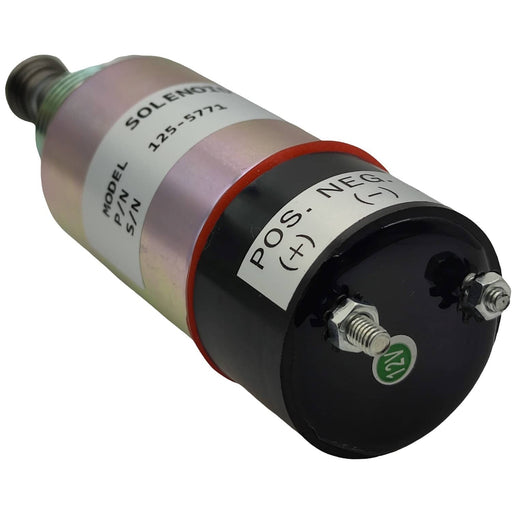 DURAFORCE 125-5771 Fuel Shutoff Solenoid for Caterpillar CAT 3114 3126 3116 Engine 12V