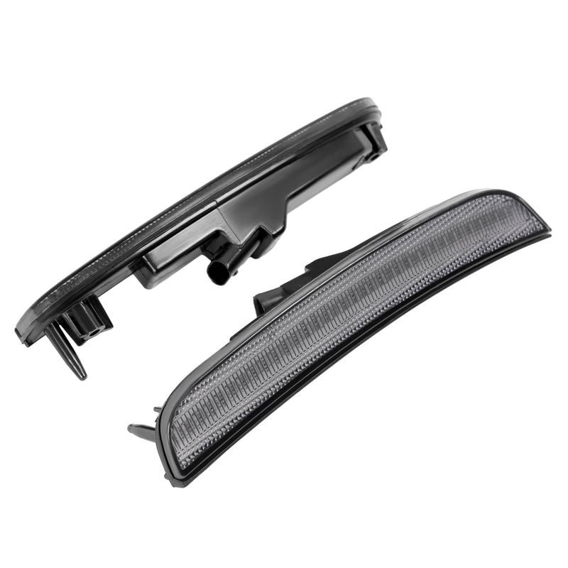 DURAFORCE Smoke LED Front/Rear Side Marker Lights for Chrysler 300C 300S 2015-2023