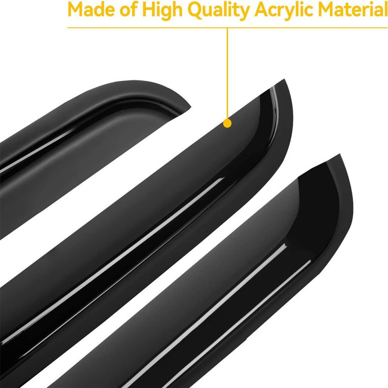 Window Visors Rain Sun Guard for 99-06 Chevy Silverado GMC Sierra Extended Cab