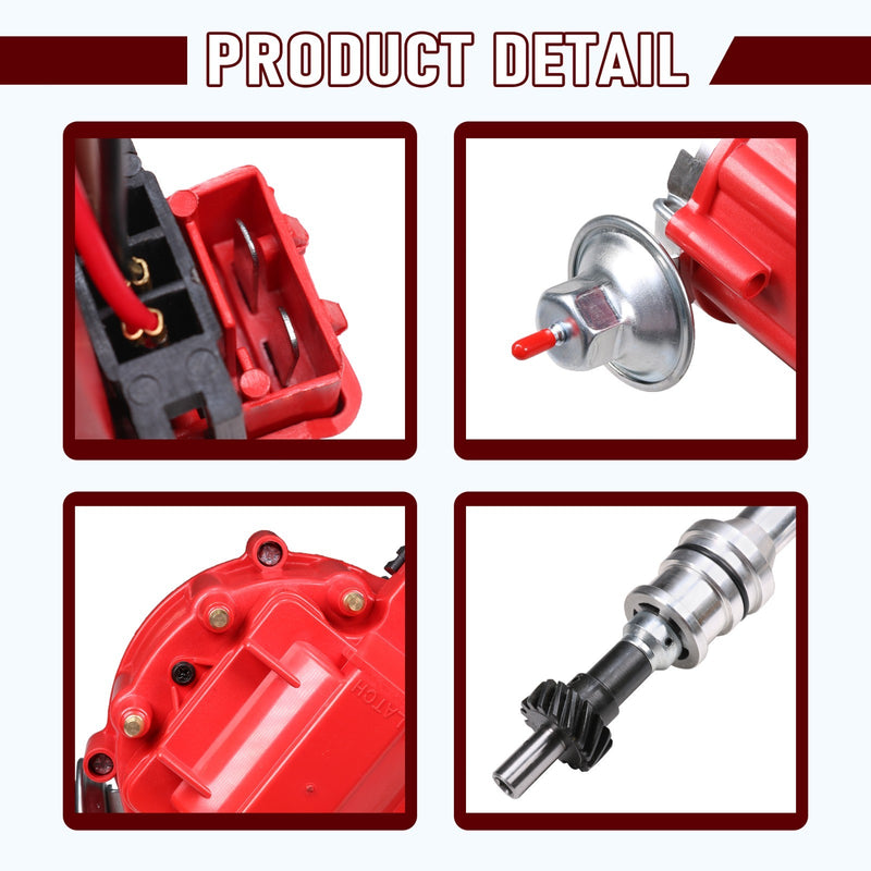 HEI Distributor for Ford 429 400 460 351C 351M with Module 65,000 KV Coil
