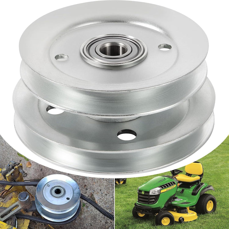 AM133924 Double Deck Tightener Pulley for John Deere GX255 GX325 GX345 GX355