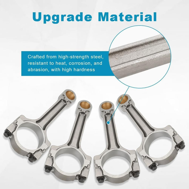 125775 Floating Pin Connecting Rod Set of 8 for GM LS2 LS3 5.3L 6.0L 6.2L Gen IV