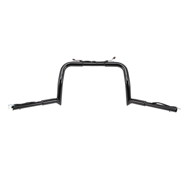 Pre-Wired 10" Meathook Handlebars for Harley Electra Glide Ultra Classic 14-19