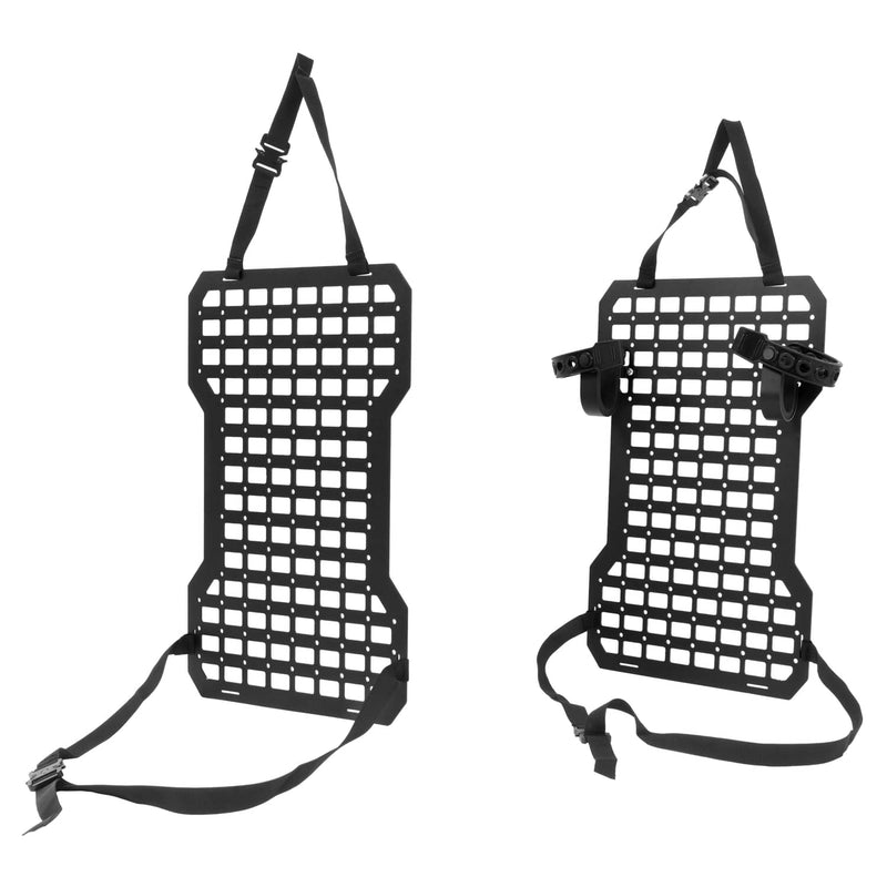 DURAFORCE Versatile Tactical Rigid Molle Insert Panel for Car Seat Back Storage Gun Rack