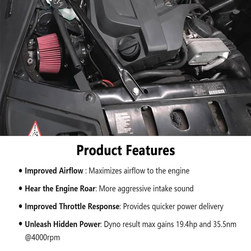Cold Air Intake System for BMW 535i 535i xDrive F10 F11 N55 3.0T Turbo 2010-2016