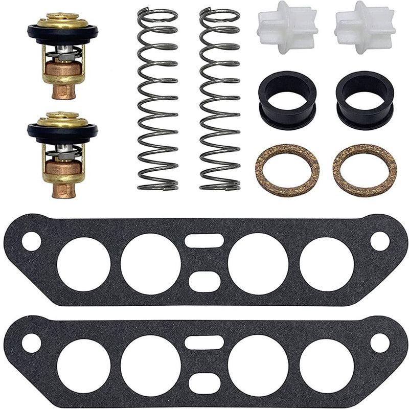 DURAFORCE 18-3673 Thermostat Kit for Johnson for Evinrude 140HP 115HP 112HP 85HP