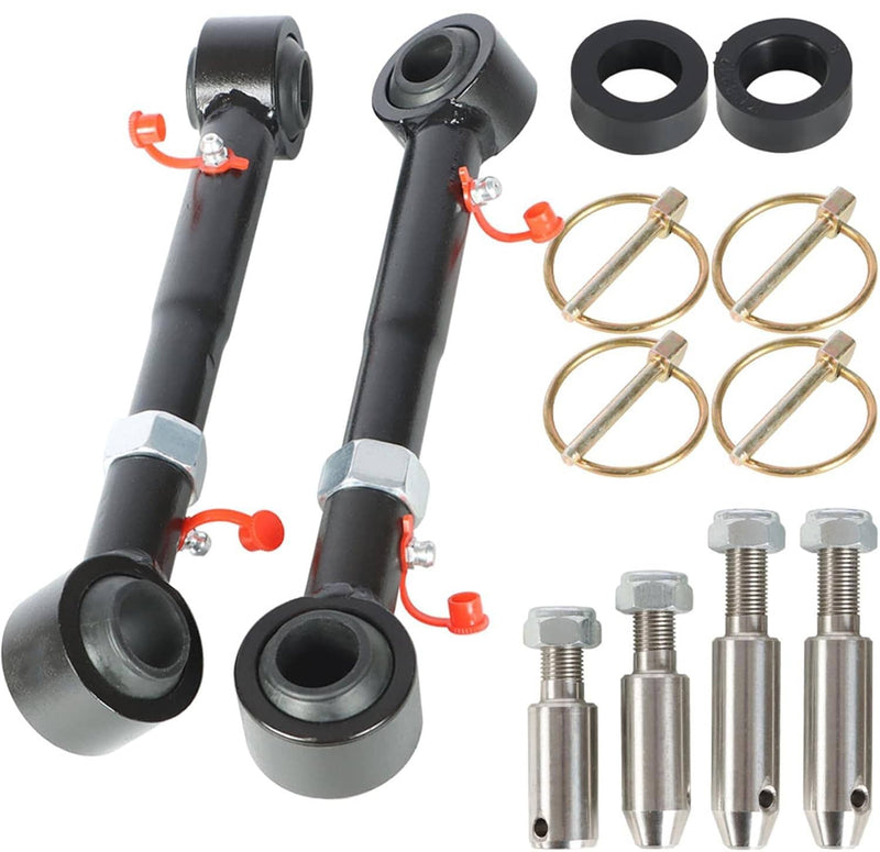 Front Sway Bar Links Disconnects for 2.5-6" Lift for 07-18 Jeep Wrangler JK JKS