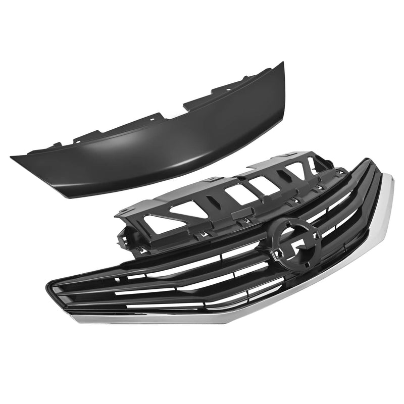 DURAFORCE Front Upper Bumper Grille Cover Assembly for Nissan Versa Note 2014-2016