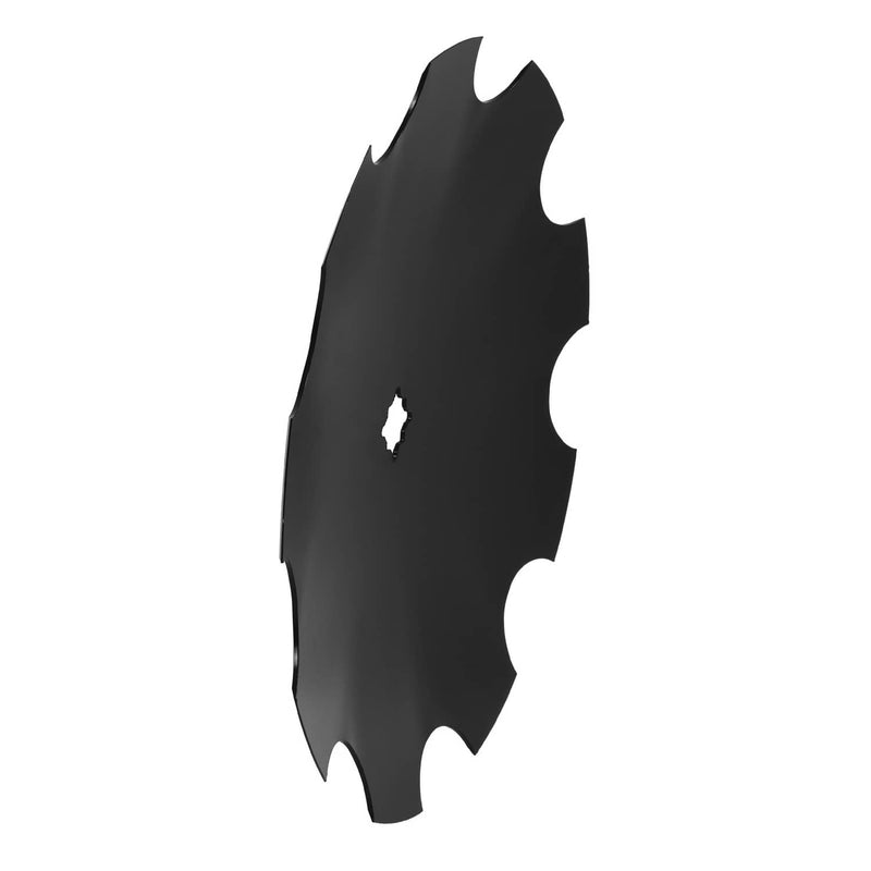 2X 18" Disc Harrow 3.5MM Notched Heavy-Duty Steel for 1" / 1-1/8" Square Axle