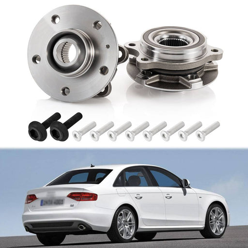 DURAFORCE Front Wheel Hub Bearing Assembly for Audi A4 A5 Quattro A6 A7 Allroad Q5 2X