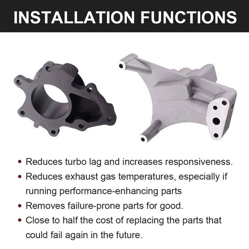 Turbo Pedestal Exhaust Housing w/Bolts for Ford 99.5-03 Powerstroke 7.3L Diesel