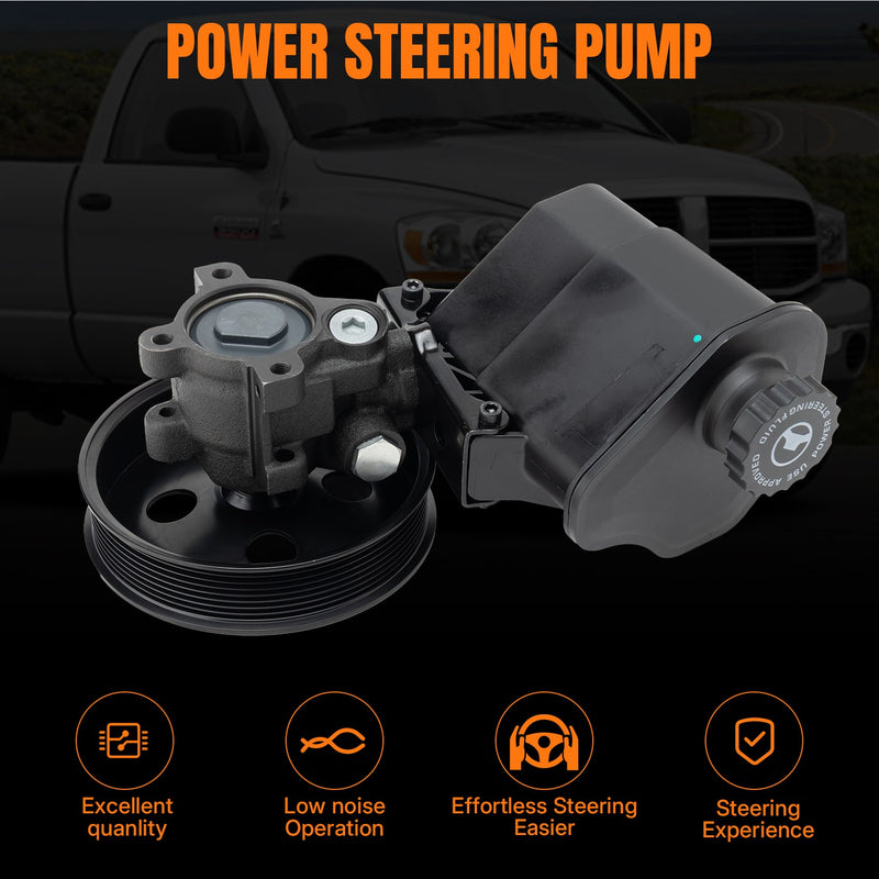 20-70268 Power Steering Pump with Reservoir for Dodge Ram 2500 3500 03-07