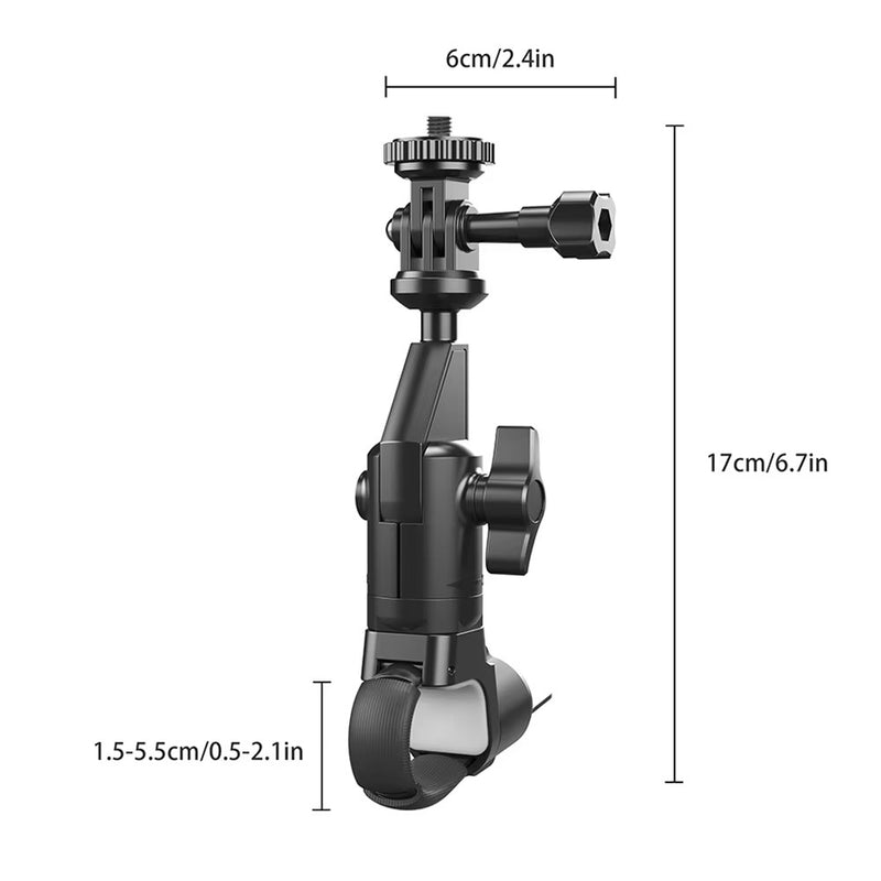 Motorcycle Bike Handlebar Mount for Insta360 X4 X3 GoPro Hero 13 Camera Holder