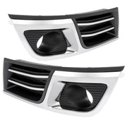 DURAFORCE GM1039150 Fog Light Bezel Trim Covers for Chevrolet Traverse 2013-2017 Pair