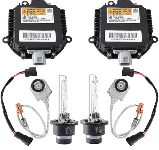 DURAFORCE Xenon Ballast Igniter HID D2S Bulb Kit for Infiniti G35 G37 Q40 Q50 2 Set