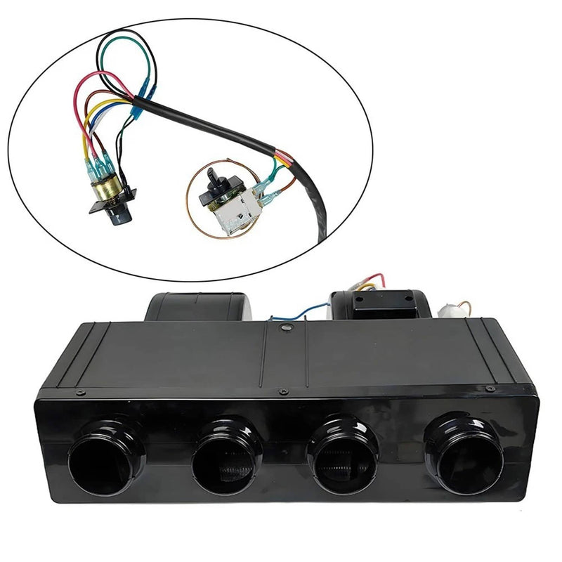 63A 12V Electric Cool Heat Universal Underdash Car Air Conditioner DC A/C