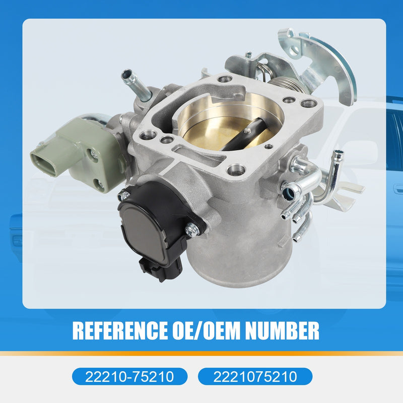 22210-75210 Fuel Throttle Body Valve for Toyota 4Runner 2.4L 2.7L 1997-2004