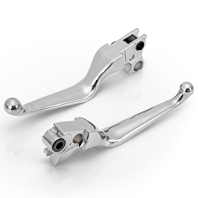 Chrome Wide Hand Levers for Harley Sportster Softail Dyna Street Glide Road King