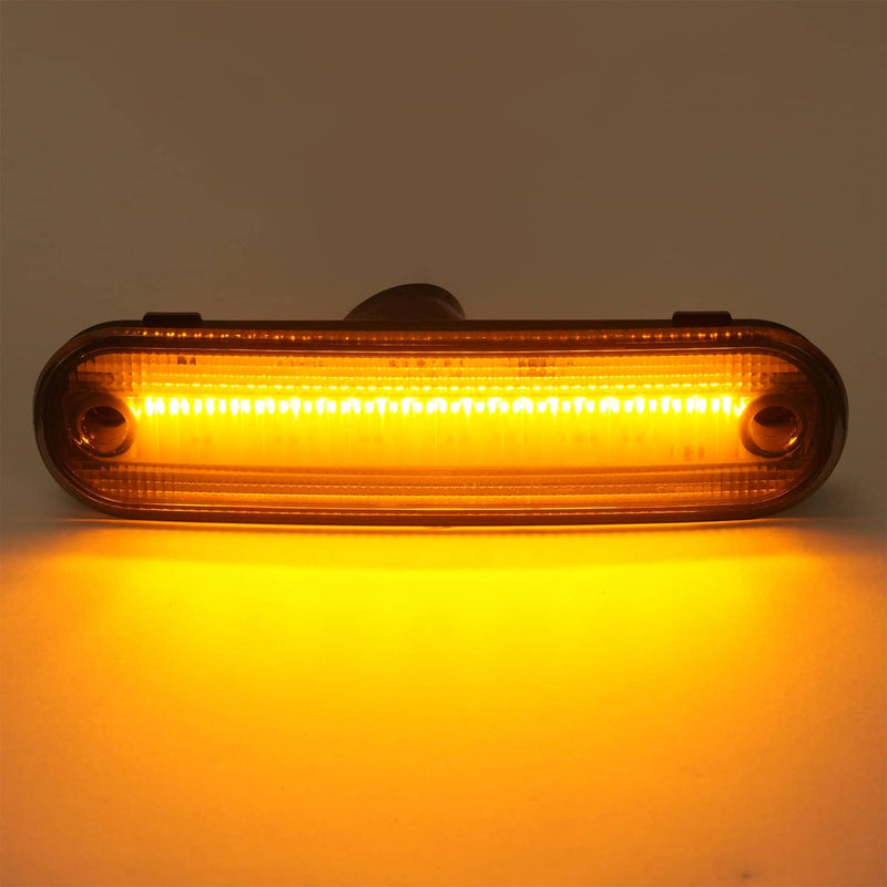 DURAFORCE LED Side Marker Light Smoked Lens Front Rear for Mazda MX-5 Miata 1990-2005 4X